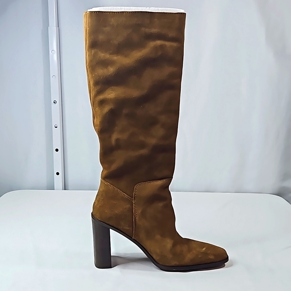Mango Brown Suede Boots Size 40 NWT - Picture 2 of 9